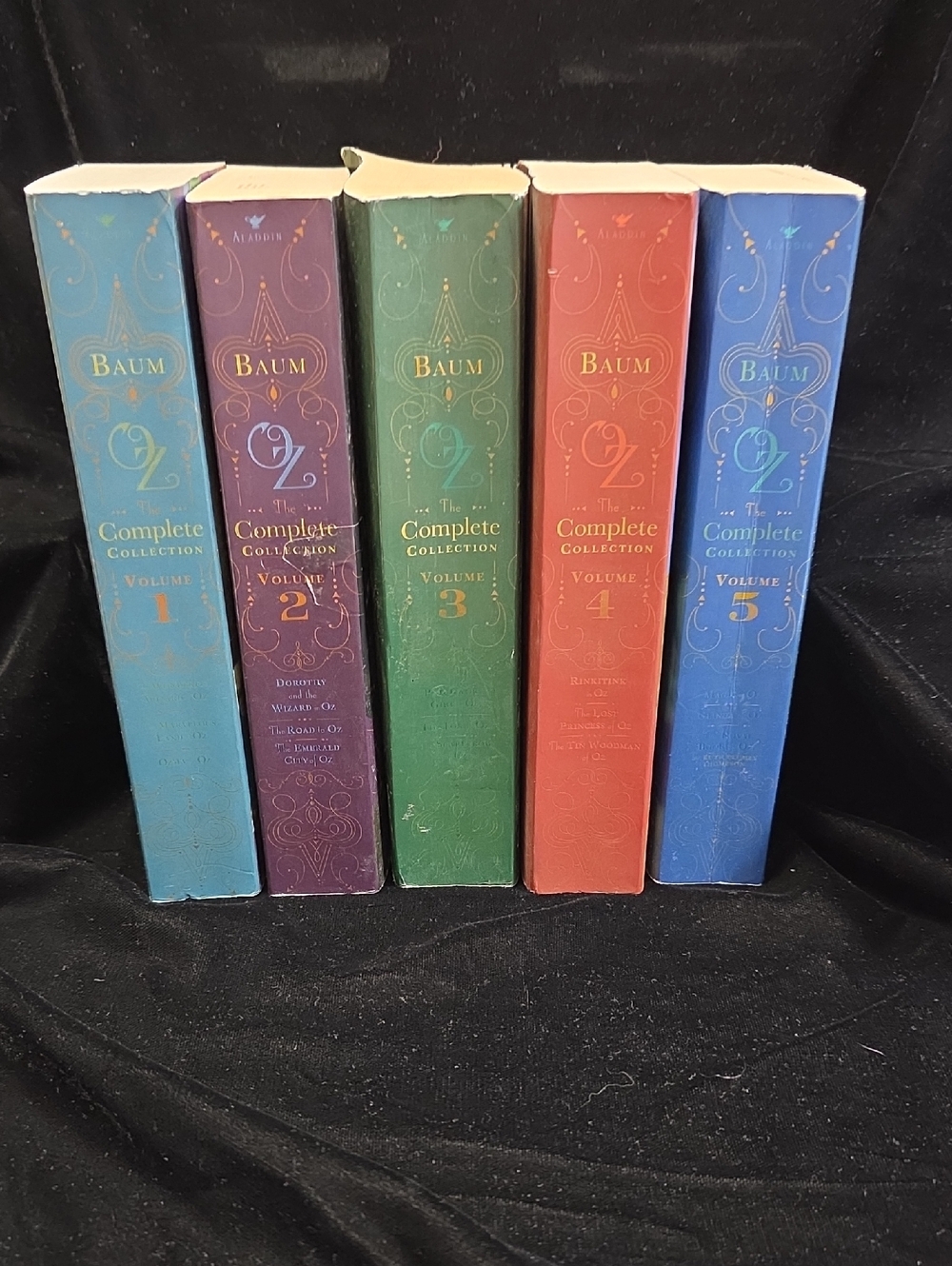 Baum OZ The Complete Collection Volumes 1-5 - Colorful Set, Preloved, No Case